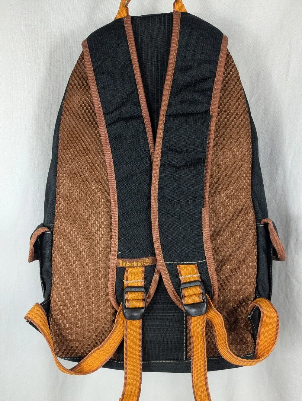 Timberland Backpack Laptop Bag Black/Orange